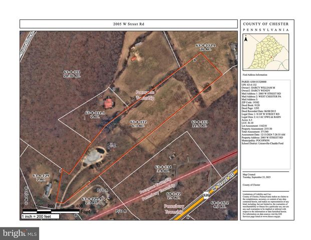 2005 W STREET RD, West Chester, PA 19382