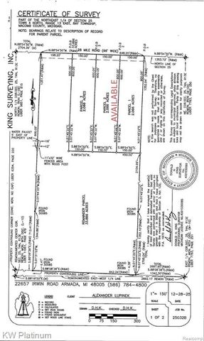 VACANT 2 - Mile Road, Ray, MI 48096