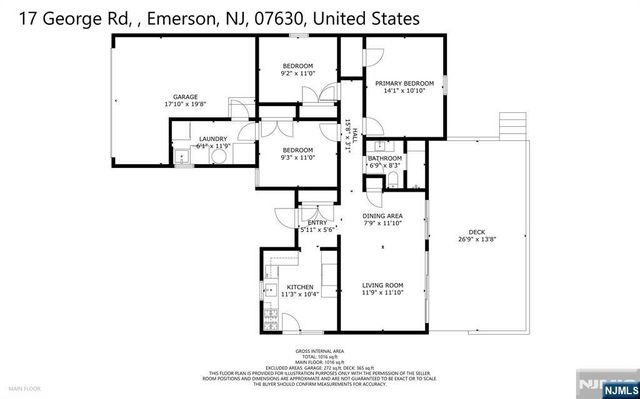 17 George Road, Emerson, NJ 07630
