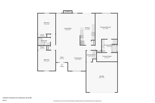 1038 River Plantation Drive, Woodstock, GA 30188