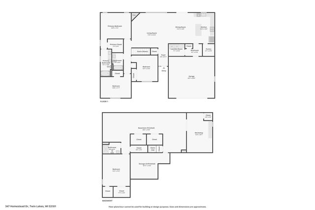 347 Homestead DRIVE, Twin Lakes, WI 53181