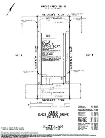 21406 Eads Creek Drive, Cypress, TX 77433