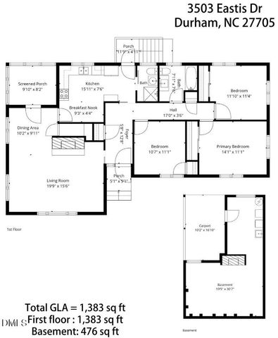 3503 Eastis Drive, Durham, NC 27705