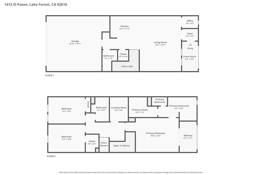 1412 El Paseo, Lake Forest, CA 92610