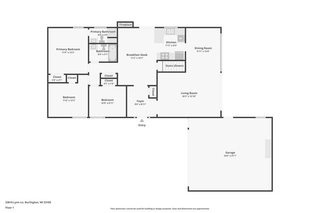 33810 Lynn LANE, Burlington, WI 53105