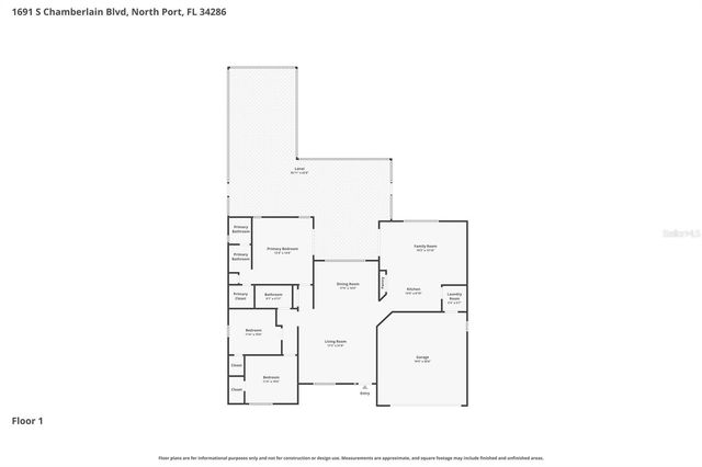 1691 S CHAMBERLAIN BOULEVARD, North Port, FL 34286