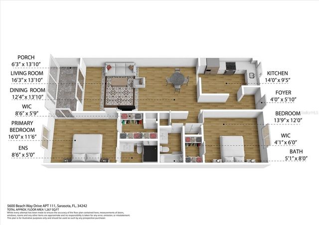 5600 BEACH WAY DRIVE 111, Sarasota, FL 34242