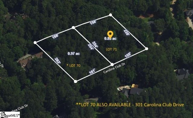 303 Carolina Club Drive Lot 71, Spartanburg, SC 29306