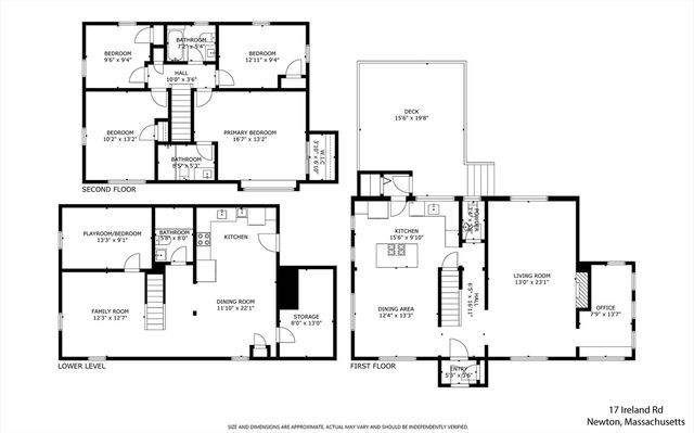 17 Ireland Rd, Newton, MA 02459