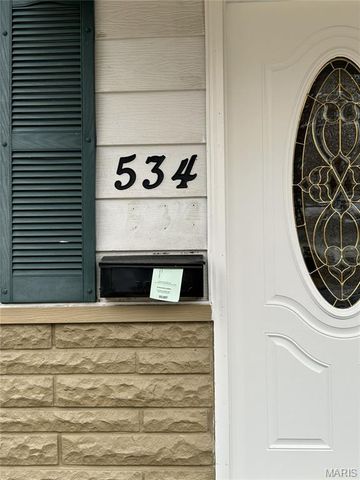 534 Alcove Avenue, Bellefontaine Nghbrs, MO 63137
