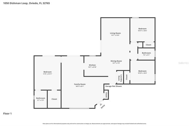 1050 DISHMAN LOOP, Oviedo, FL 32765