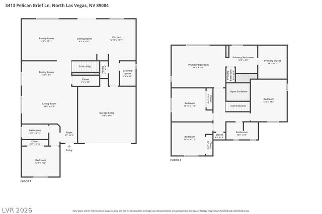 3413 Pelican Brief Lane, North Las Vegas, NV 89084
