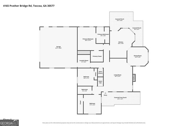 4165 Prather Bridge Road, Toccoa, GA 30577