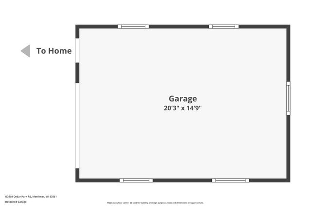 N3103 Cedar Park Road, Merrimac, WI 53561