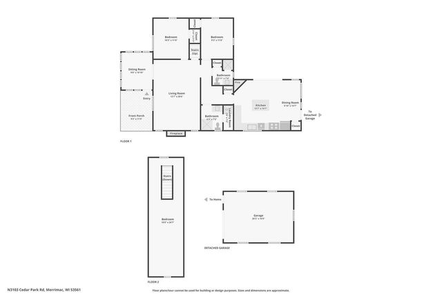 N3103 Cedar Park Road, Merrimac, WI 53561