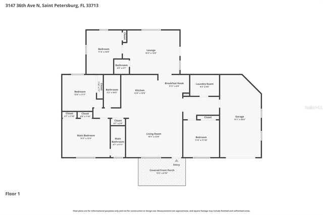 3147 36TH AVENUE N, St Petersburg, FL 33713