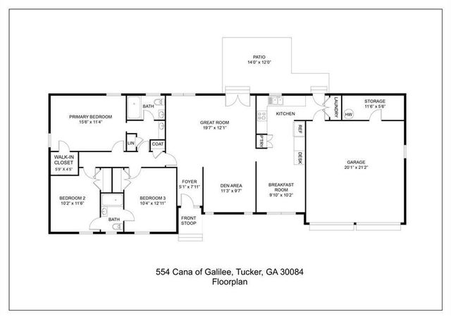 554 Cana of Galilee Court NW, Tucker, GA 30084