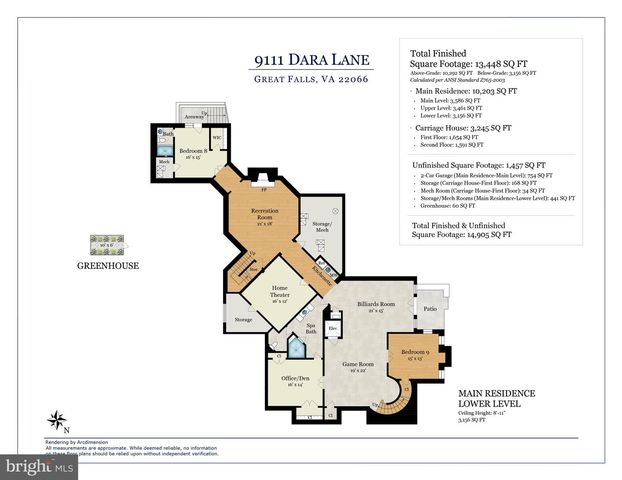 9111 DARA LN, Great Falls, VA 22066