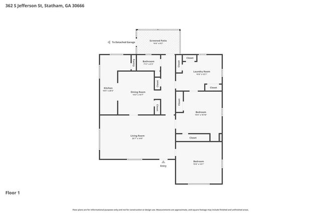 362 S Jefferson Street, Statham, GA 30666