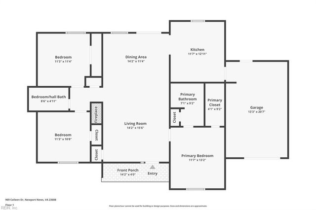 969 Colleen DR, Newport News, VA 23608