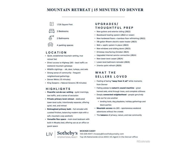 8129 S Columbine Dr, Morrison, CO 80465