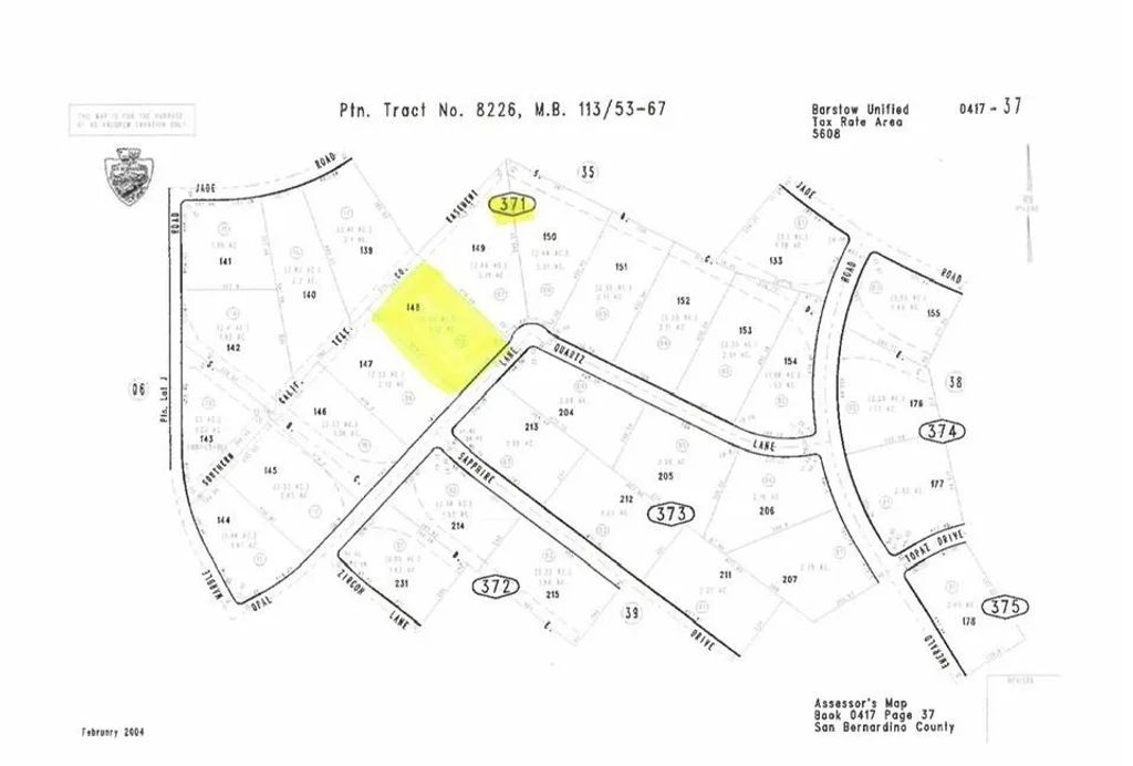 0 APN 041737108, Barstow, CA 92311