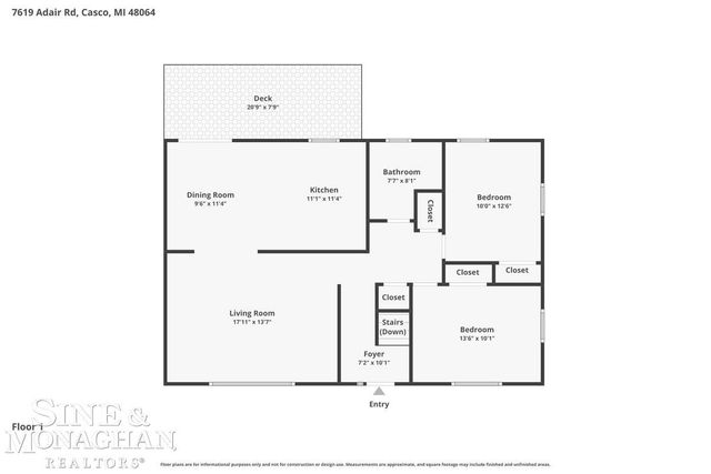 7619 Adair Road, Casco Twp, MI 48064