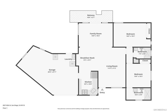 4537 45Th St, San Diego, CA 92115