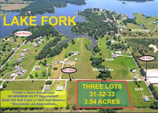 Lots 31-33 Private Road 5986, Yantis, TX 75497