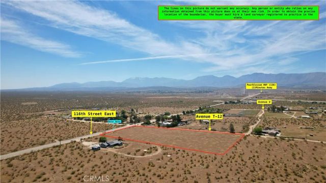 0 Corner of 116th street East and avenue T-12, Littlerock, CA 93543
