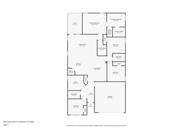 7731 Sleek Flock Lane, Rosharon, TX 77583