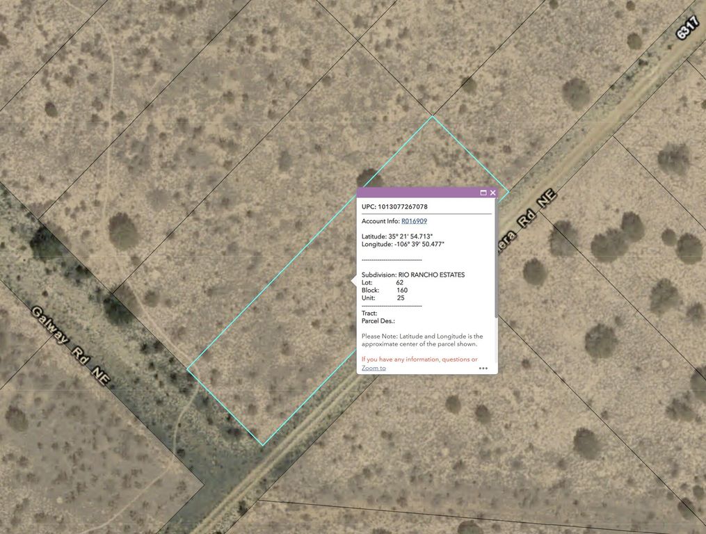 Image 1 of property listing at 6457 Galway Road NE, Rio Rancho, NM 87144