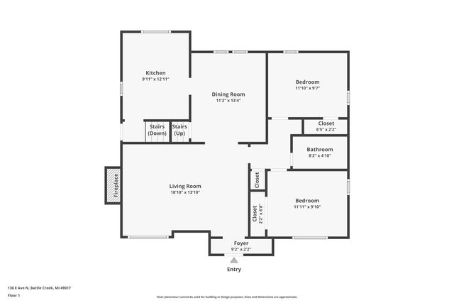 136 East Avenue North, Battle Creek, MI 49017