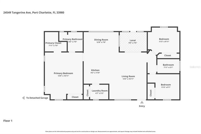 24549 TANGERINE AVENUE, Port Charlotte, FL 33980