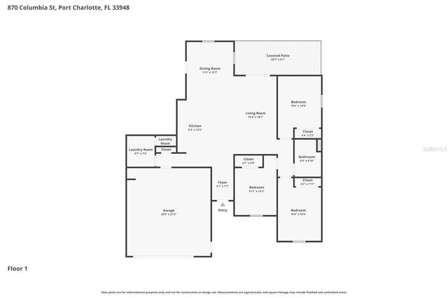 870 COLUMBIA STREET, Port Charlotte, FL 33948
