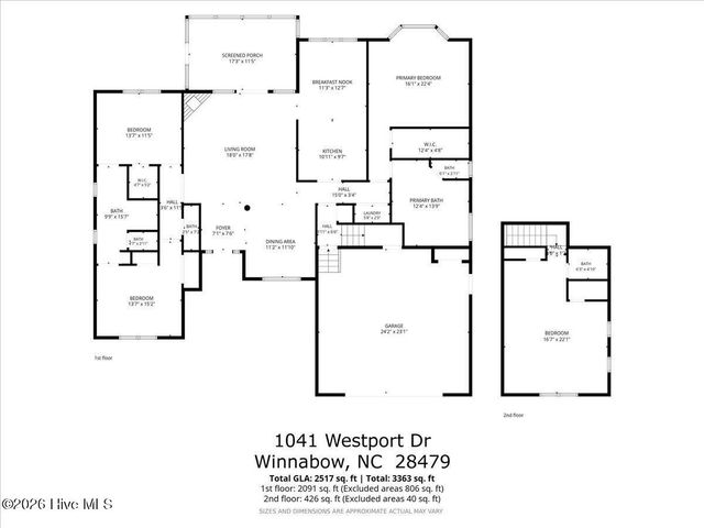 1041 Westport Drive, Winnabow, NC 28479