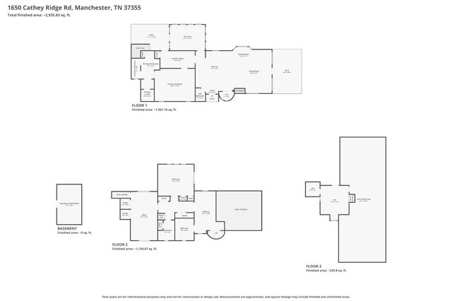 1650 Cathey Ridge Rd, Manchester, TN 37355