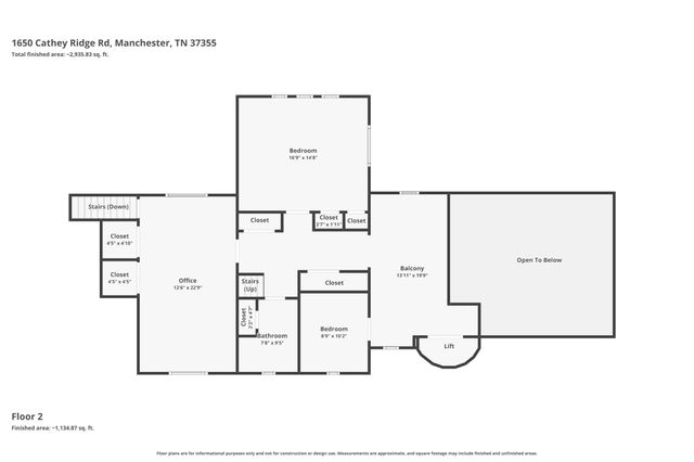 1650 Cathey Ridge Rd, Manchester, TN 37355