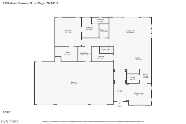 7638 Mount Spokane Court, Las Vegas, NV 89113