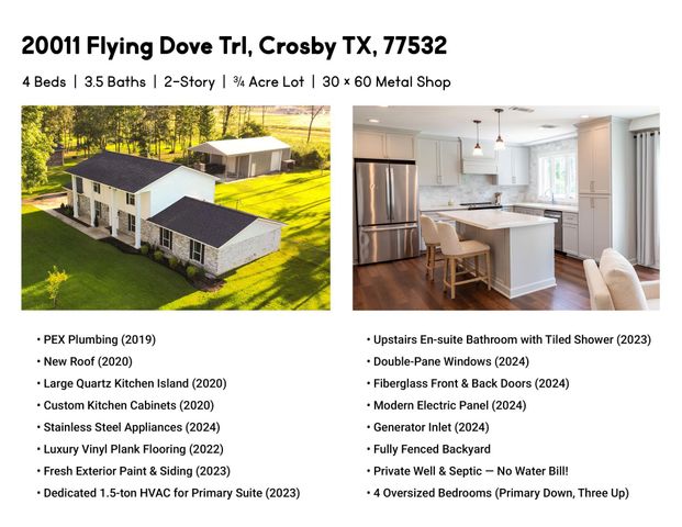 20011 Flying Dove Trail, Crosby, TX 77532