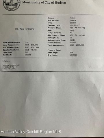 434 Warren Street, Hudson, NY 12534