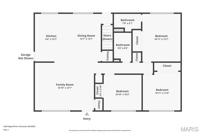 1585 Pepperhill Drive, Florissant, MO 63033