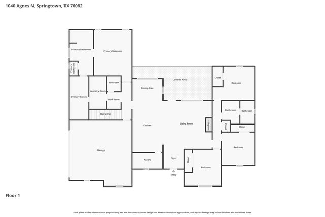 1040 Agnes N, Springtown, TX 76082