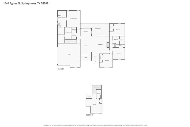 1040 Agnes N, Springtown, TX 76082