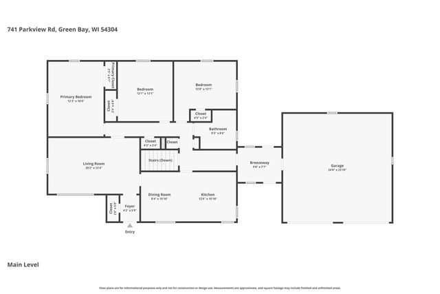 741 PARKVIEW ROAD, Green Bay, WI 54304