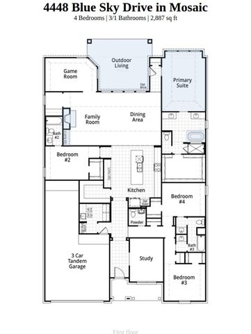 4448 Blue Sky Drive, Celina, TX 75078