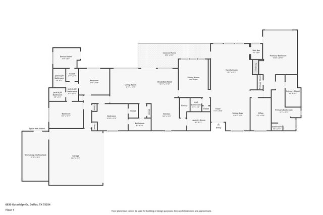 6830 Gateridge Drive, Dallas, TX 75254