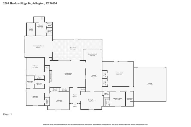 2609 Shadow Ridge Drive, Arlington, TX 76006