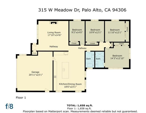 315 W Meadow Drive, Palo Alto, CA 94306