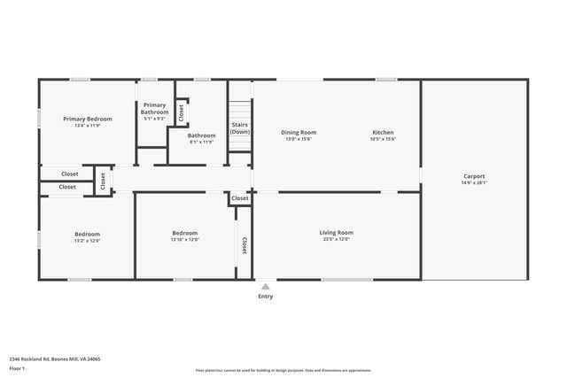 2346 Rockland RD, Boones Mill, VA 24065